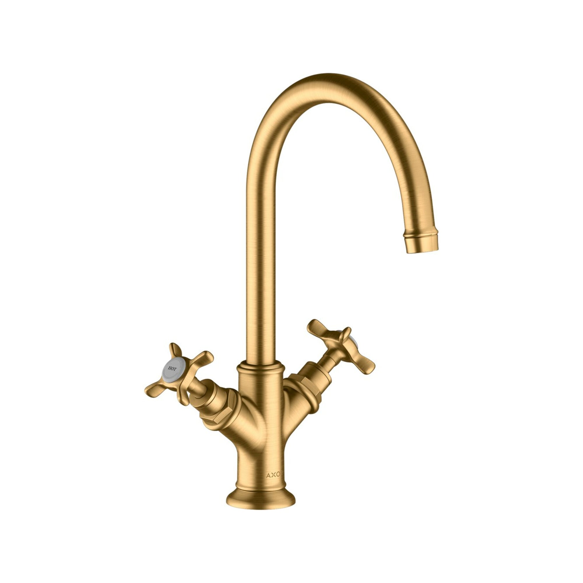 hansgrohe Zwei-Griff-Waschtischarmatur 210 Axor Montreux A 175mm, m KrG, unver Abl., brush. br