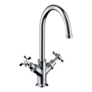 hansgrohe Zwei-Griff-Waschtischarmatur 210 Axor Montreux A 175mm, m KrG, unver Abl.garn, chr