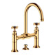 hansgrohe Zwei-Griff-Waschtischarmatur 220 Axor Montreux A 175mm, m Kreuz, ZugstAblGar, po g opt-1