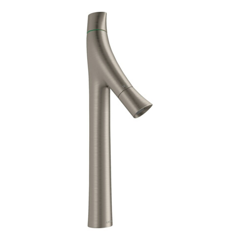 hansgrohe Zwei-Griff-Waschtischarmatur 240 Axor Starck Organic A 124mm, unver Abl.garn, Edelstahl-Optik