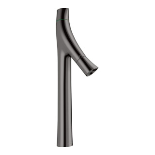 hansgrohe Zwei-Griff-Waschtischarmatur 240 Axor Starck Organic A 124mm, unver Abl.garn, pol. bla vc