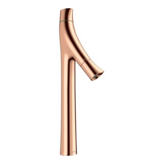 hansgrohe Zwei-Griff-Waschtischarmatur 240 Axor Starck Organic A 124mm, unver Abl.garn, pol. r gol