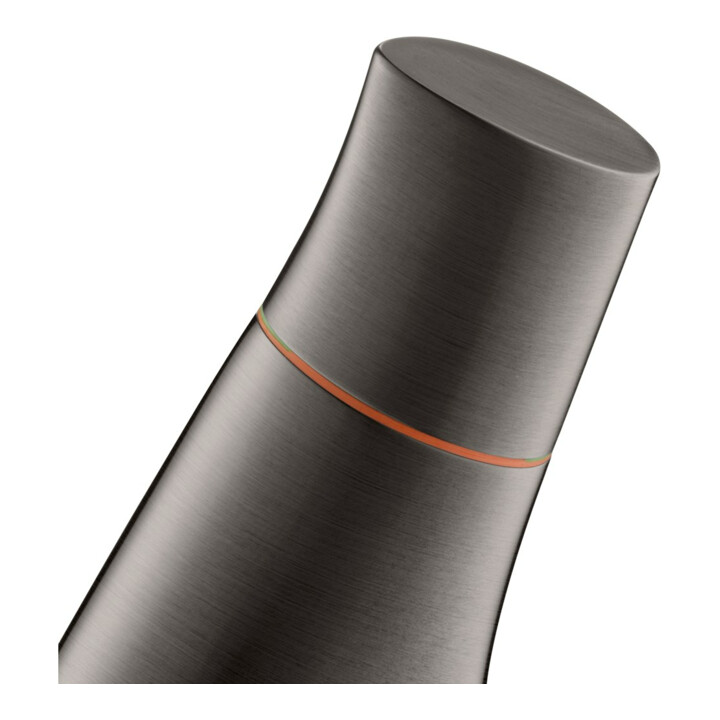 hansgrohe Zwei-Griff-Waschtischarmatur 80 Axor Starck Organic A 116mm, m Zugst.Abl.Gar., brush. bla vc