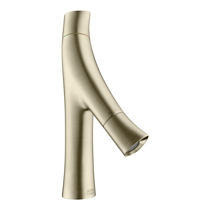 hansgrohe Zwei-Griff-Waschtischarmatur 80 Axor Starck Organic A 116mm, m Zugst.Abl.Gar., brush. ni.