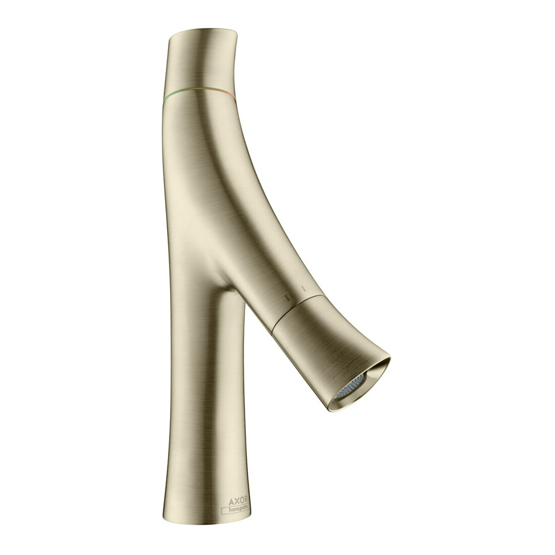 hansgrohe Zwei-Griff-Waschtischarmatur 80 Axor Starck Organic A 116mm, m Zugst.Abl.Gar., brush. ni.