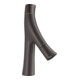 hansgrohe Zwei-Griff-Waschtischarmatur 80 Axor Starck Organic A 116mm, unver Abl.garn, brush. bla vc-1