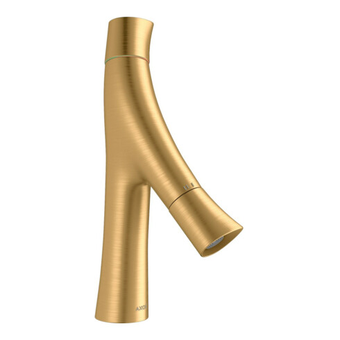 hansgrohe Zwei-Griff-Waschtischarmatur 80 Axor Starck Organic A 116mm, unver Abl.garn, brush. br
