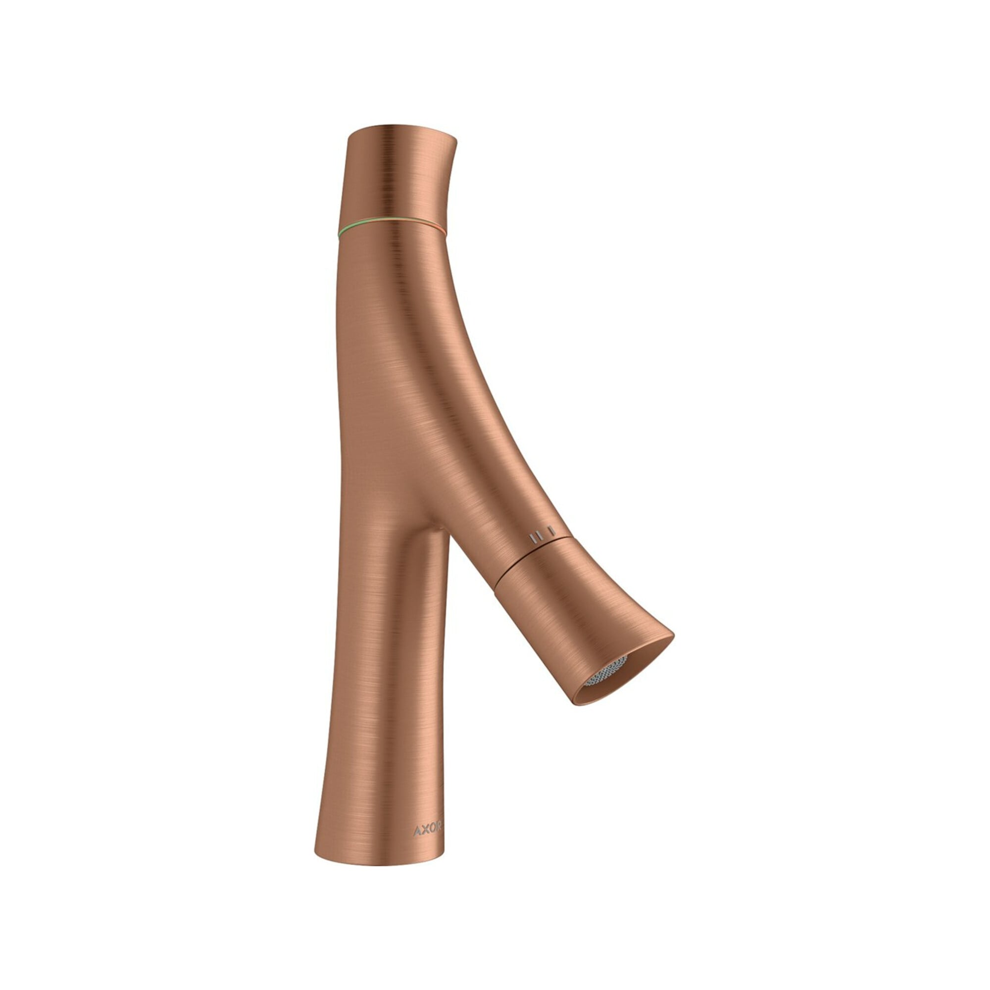 hansgrohe Zwei-Griff-Waschtischarmatur 80 Axor Starck Organic A 116mm, unver Abl.garn, brush. r gol