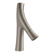 hansgrohe Zwei-Griff-Waschtischarmatur 80 Axor Starck Organic A 116mm, unver Abl.garn, Edelstahl-Optik