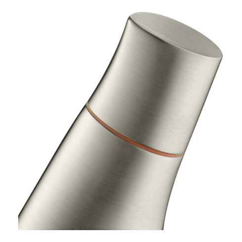 hansgrohe Zwei-Griff-Waschtischarmatur 80 Axor Starck Organic A 116mm, unver Abl.garn, Edelstahl-Optik