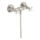 hansgrohe Zweigriff-Brausearmatur Axor Montreux AP, 1 Verbr., m Kreuzgr., Edelstahl-Optik-1
