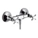 hansgrohe Zweigriff-Brausearmatur Axor Montreux AP, 1 Verbr., mit Kreuzgriffen, chrom-1