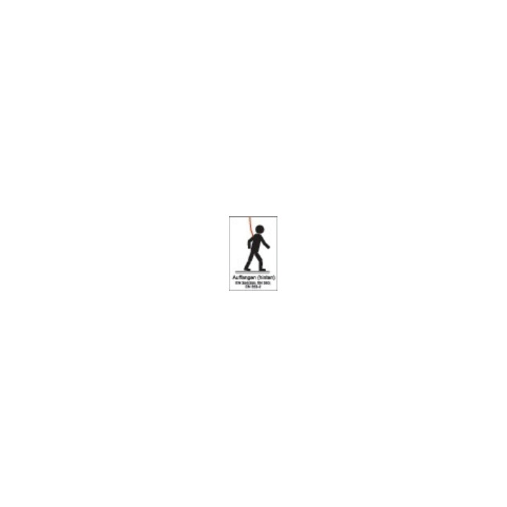 Harnais MAS 90 3 points, 85 mm dos p. taille 48-56