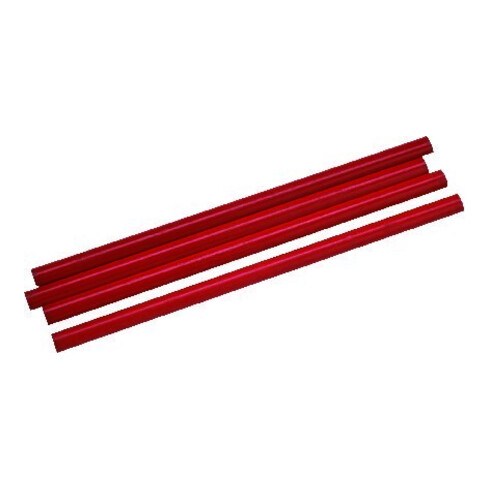 HAROMAC Crayon de charpentier ovale rouge 24 cm