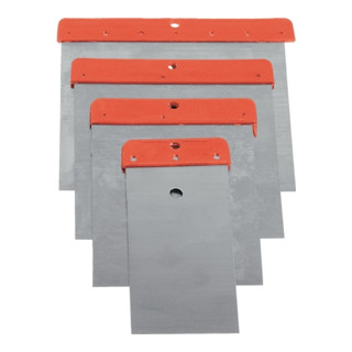 Haromac Japanspachtelsatz 4-tlg.je 1 Spachtel 50/80/100/120mm B.STA im Klarsichtbeutel