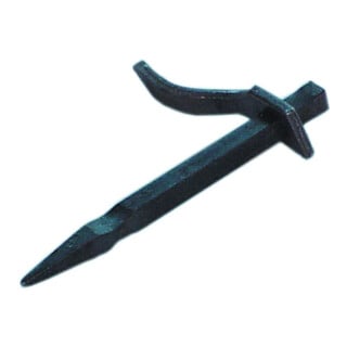 Haromac Putzhaken verstellbar 4-kant 10mm 2 Stück White