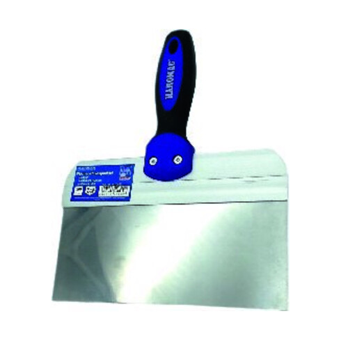 HAROMAC Spatule à enduire décorative 250 mm avec poignée souple et dos en alu