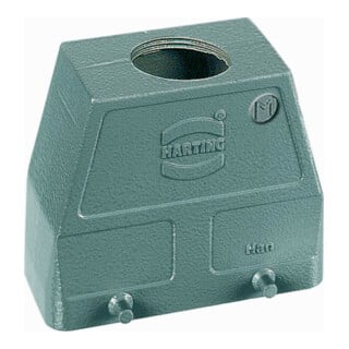 Harting Boîtier à collerette sortie de câble droite 19300160428