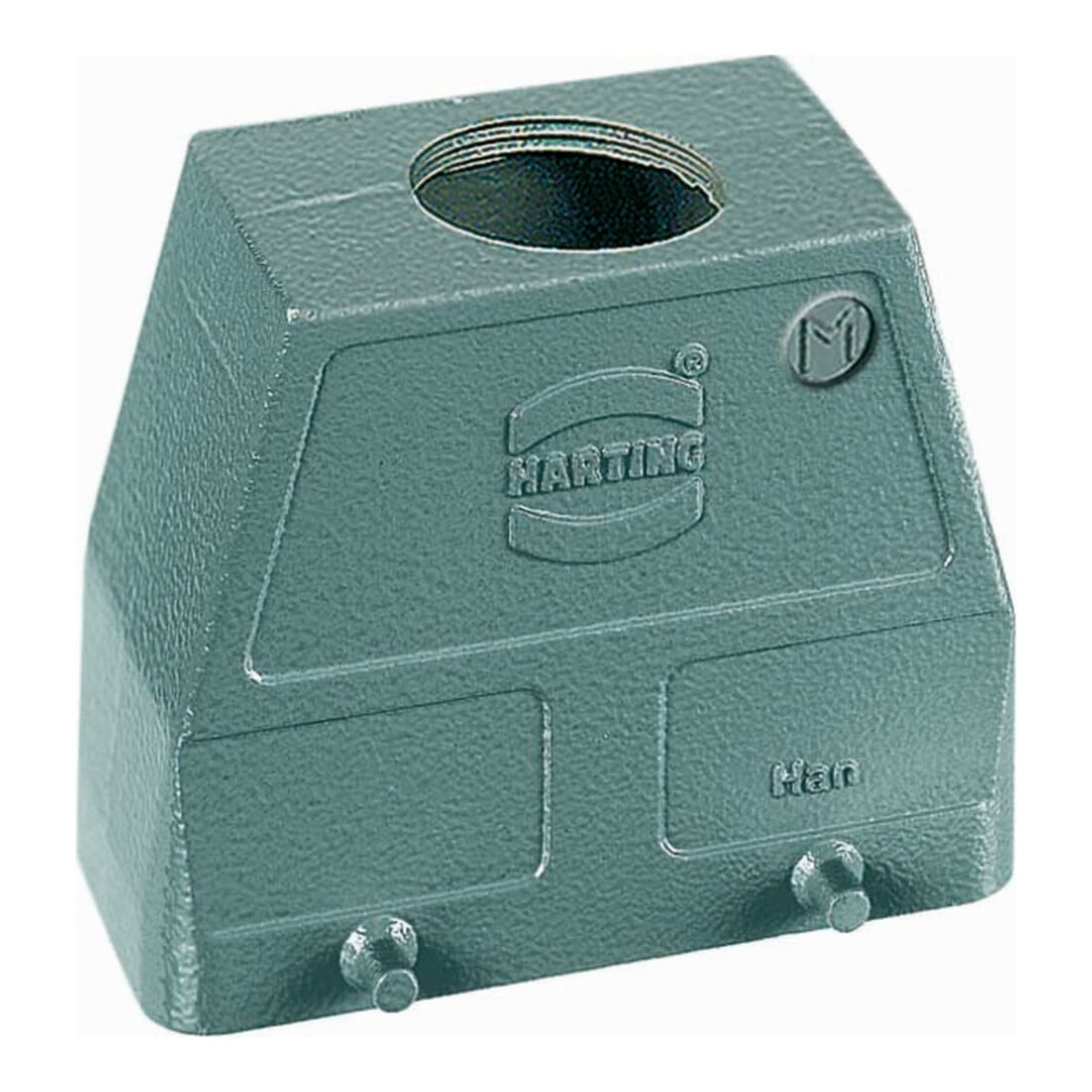 Harting Boîtier à collerette sortie de câble droite 19300160428