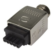 Harting Connecteur PP Power L MetPlug avec 09354330401-3
