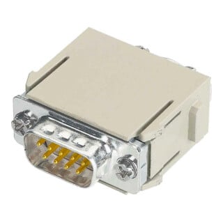 Harting Embase à broches D-Sub femelle, 9 pôles 09140093001