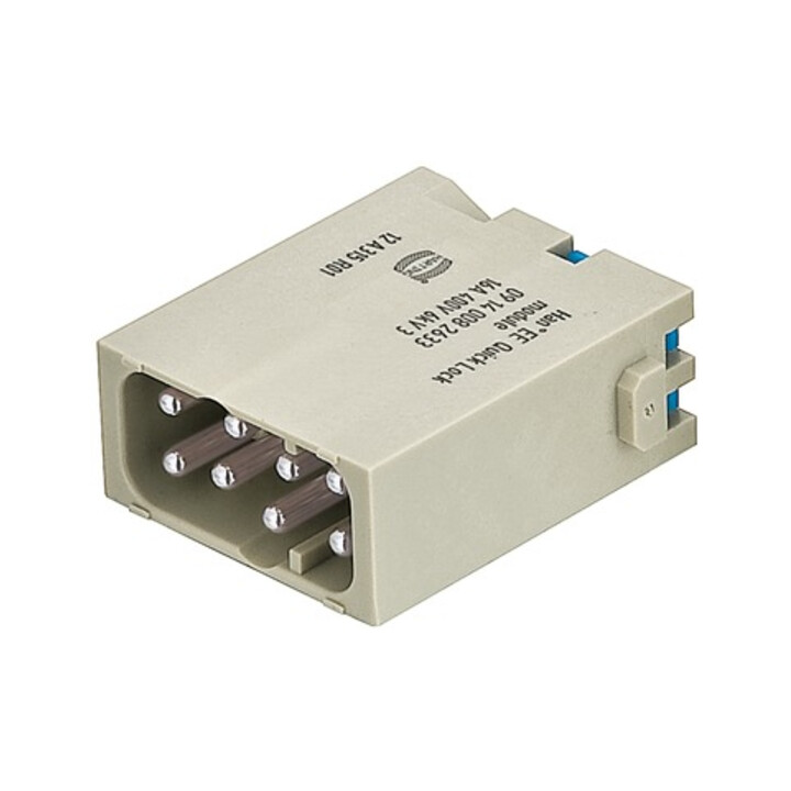 Harting Han EE Quick-Lock module male 09140082633