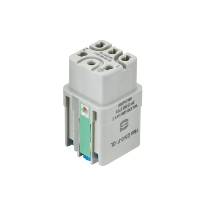 Harting Han Q 5/0 Insert female quick lock 09120052733