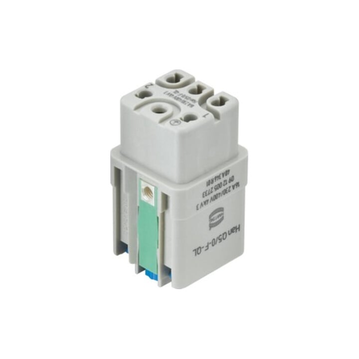 Harting Han Q 5/0 Insert femelle à verrouillage rapide 09120052733