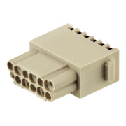 Harting Insert de connecteur 12 pôles, 10A, 250V 09140122732-1