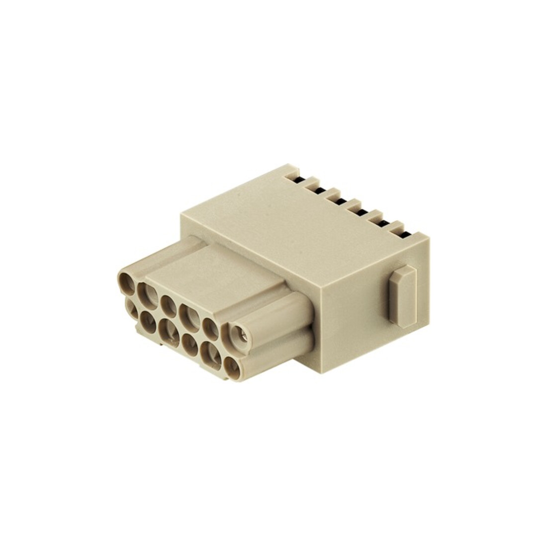 Harting Insert de connecteur 12 pôles, 10A, 250V 09140122732