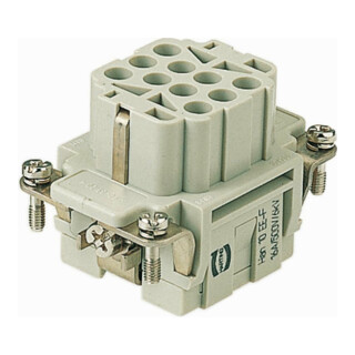 Harting Insert de connecteur 6 B, Han 10EE 09320103101