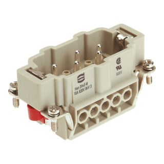 Harting Insert de contact 6p pour contact à broche 09340032601