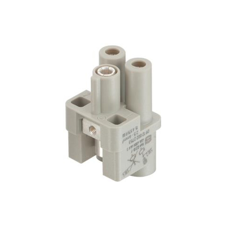 Harting Insert de prise Han Q 2/0 2,5-6 mm² 09120022753