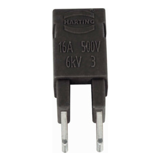 Harting Steckbrücken 2x schwarz 09330009822
