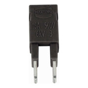 Harting Steckbrücken 2x schwarz 09330009822