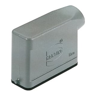 HARTING Tüllengehäuse HAN 16A-GS-16 Aluminium pulverbeschichtet RAL 7037