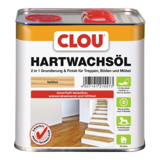 Hartwachs-Öl flüssig farblos 2,5l Dose CLOU