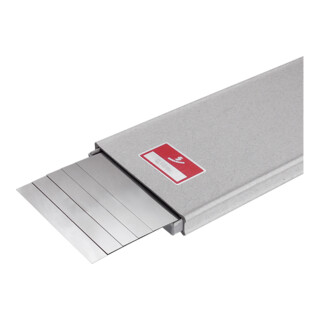 HASBERG Set di 5 fogli 100 x 500mm, inossidabile, Spessore: 0,6mm