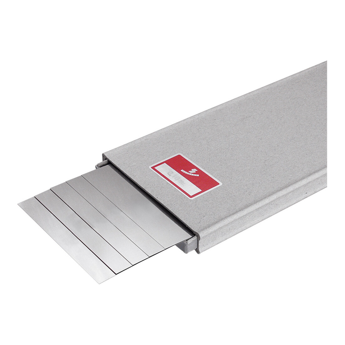 Hasberg Unterlagsfolien-Set 5-teilig 100x500 mm, rostfrei, Dicke: 1 mm