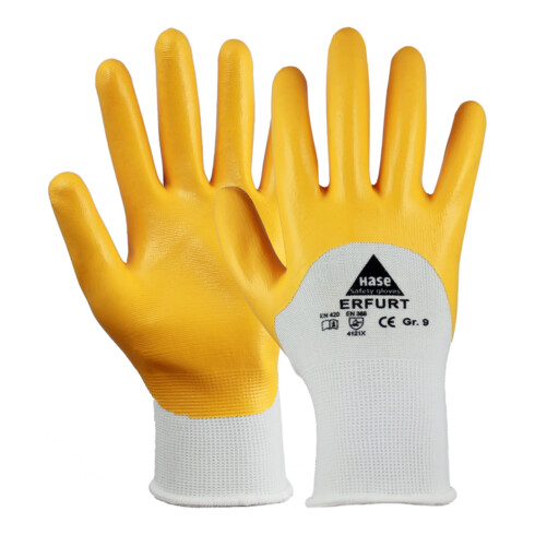 Hase Arbeitshandschuhe Erfurt Polyestergestrick nitrilbeschichtet