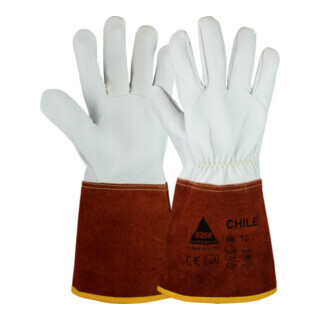 Hase Chile Gants de soudeur en cuir nappa de mouton