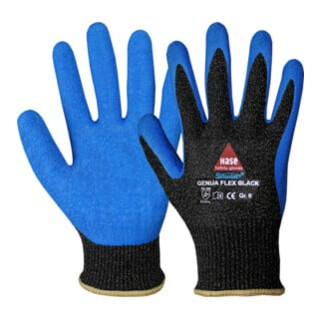Hase Genua Flex Black Gant anti-coupure en fil hybride Sinomac®
