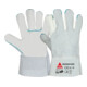 Hase Granada Short Gants de travail en cuir pleine fleur/cuir fendu de bovin-1