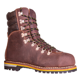 Hase HOCHWALD, bottes de sécurité forestière S2 en cuir Juchten, taille 45