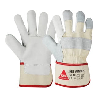 Hase JADE WINTER, gant de travail en cuir de bovin, taille 6