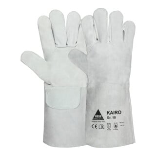 Hase Kairo Schweißerhandschuh aus Rindspaltleder Größe 10