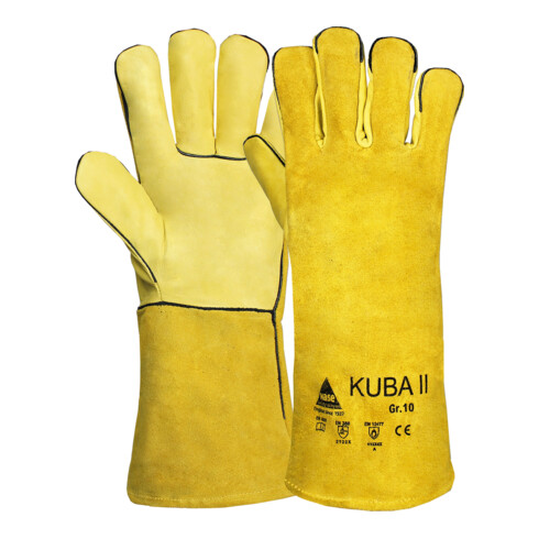 Hase KUBA II, Schweißerhandschuh aus Rindspaltleder, Größe 11