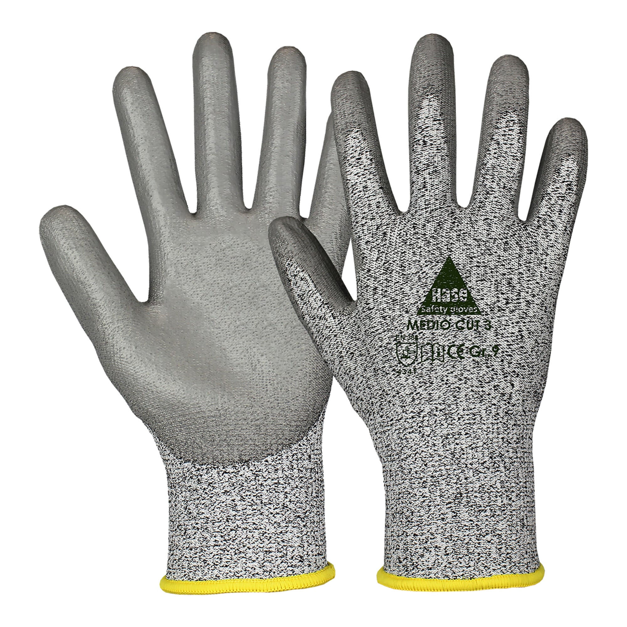 Hase Montagehandschuhe Medio Cut Level 3 Größe 9, Dyneema