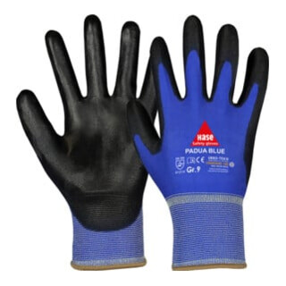 Hase Montagehandschuhe Padua Blue Nylon