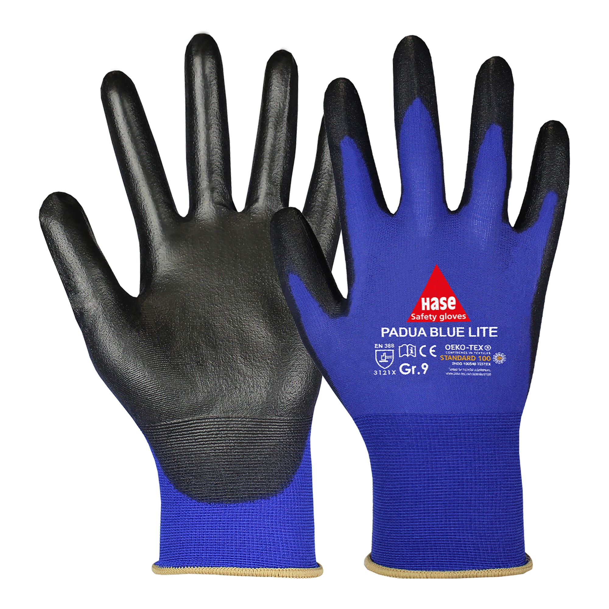 Hase Montagehandschuhe Padua Blue Lite Größe 7, Nylon
